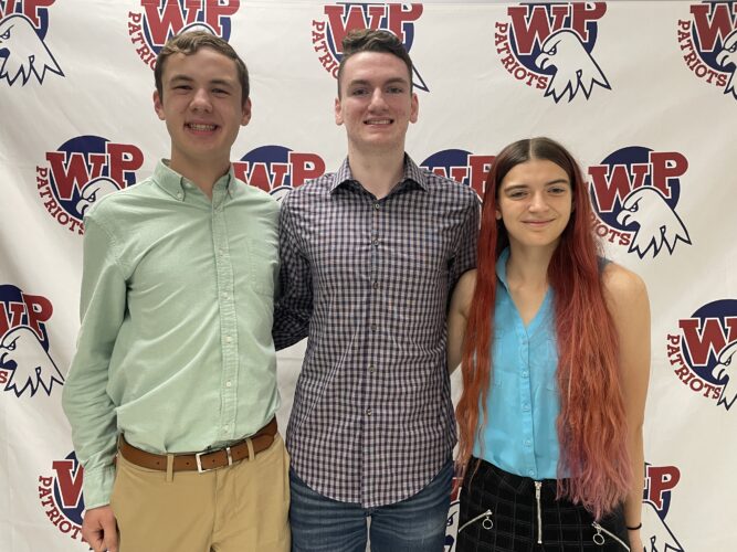 Three WPHS Students Named National Merit Semifinalists